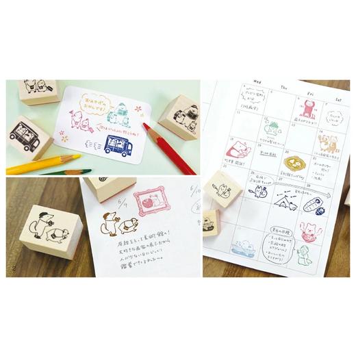 日本NB社山野町内会系列 套装组合 印章套装4枚入 商品图1