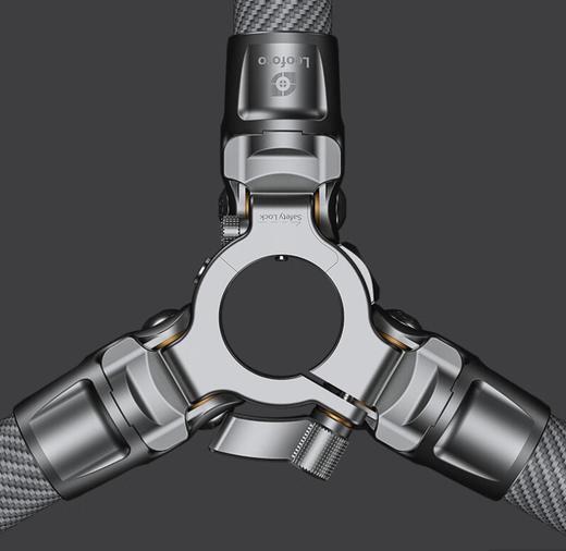 徕图（Leofoto）神之翼银色加百列LG-284C/324C旗舰款 摄影摄像防水碳纤维阿卡规格三脚架 LG-284C加百列（不含云台） 商品图1