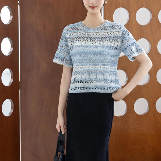 苏苏姐家蝶谷罩衫手工DIY编织蕾丝线钩针衣服毛线团自制材料包 商品图3