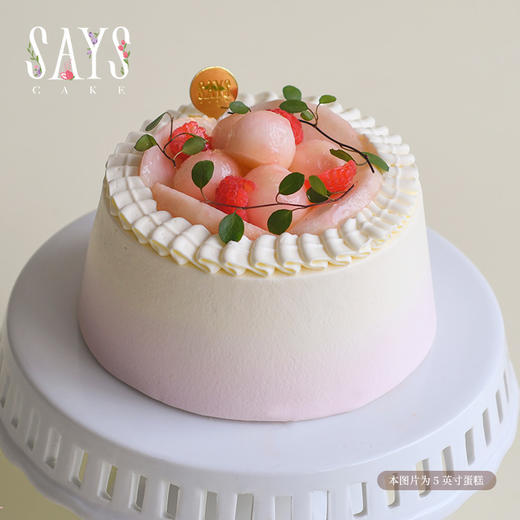 【预定】粉夏香草蜜桃戚风 Vanilla Peach Chiffon 商品图1