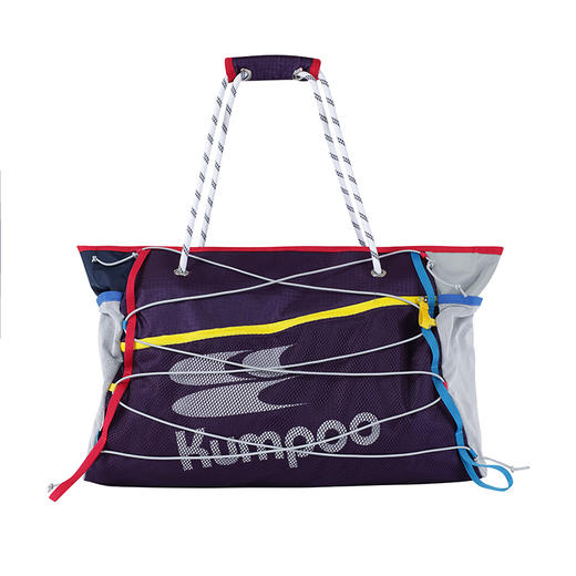 CryingCenter x kumpoo薰风羽毛球联名系列拼色托特包休闲球包 商品图4