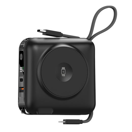 WIWU唯吾充电宝P051自带线AC插头45W快充磁吸多合一可携带上飞机 商品图1