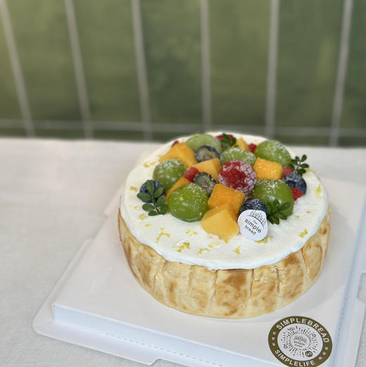 柠檬巴斯克（⭕️水果装饰随机，提前2天预订） 商品图0