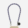 订购8周到｜La Coque Française-CALI-金属 蓝紫色 牛仔织物 短款 手机链［法国设计师］ 商品缩略图0