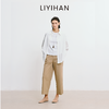 LIYIHAN李亦寒 2025秋新款通勤棉质白色长袖衬衫女设计感百搭衬衣 商品缩略图3