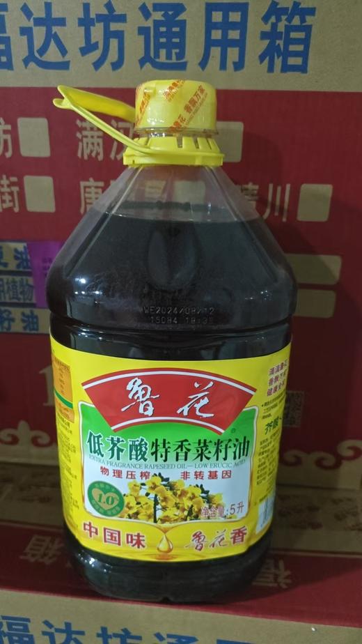 (团购送货）鲁花特香菜籽油5L*4壶/件（仅限蔡甸区，蔡甸经开，江岸区，江汉区，汉阳区，硚口区，洪山区）4壶起送 商品图0
