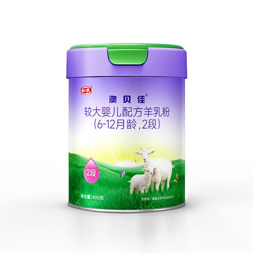 和氏澳贝佳较大婴儿配方羊乳粉2段400g 商品图0