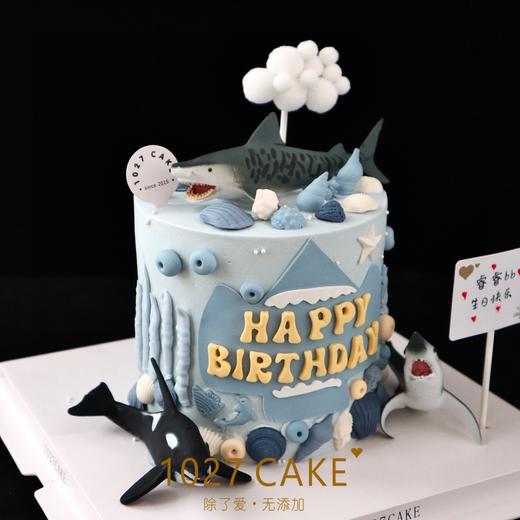 1027CAKE | 鲨鱼蛋糕 海洋世界 海底世界 商品图1