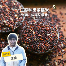 生态紫糯米 | 合作生产 * Ecological Purple glutinous rice  | Coproduction