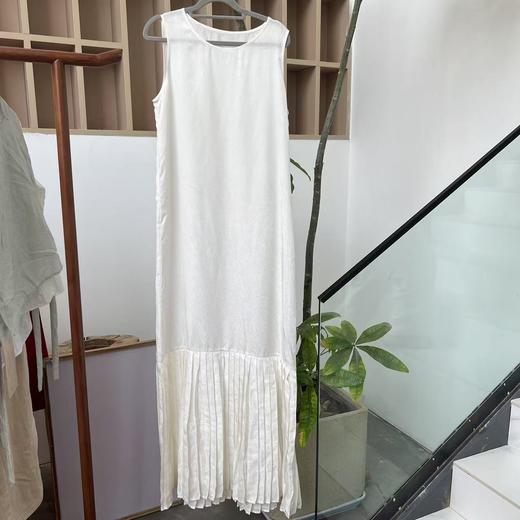 【线上专属】云舒·吊带裙（24818950Y-凝脂） 商品图3