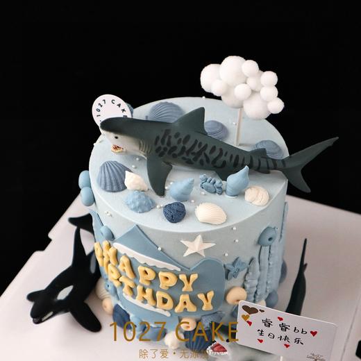 1027CAKE | 鲨鱼蛋糕 海洋世界 海底世界 商品图3