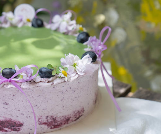 【蓝莓抹茶可丽卷】抹茶甘纳许+清爽开胃的柠檬凝乳+手工蓝莓果酱+法芙娜戚风胚（需提前一天预定） 商品图4