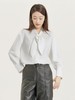 11.11直降到底！！【时装系列】ME TOWN'S 法式兔耳朵细纹泡泡棉长袖衬衫M1-3-喜出 商品缩略图0