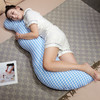 自然醒泡泡格子月牙长条抱枕头夹腿侧睡专用冰丝女生睡觉神器男生款成人孕妇QYL 商品缩略图12