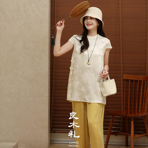 【预售7天】良木礼天丝亚麻裤（W020） 商品图1