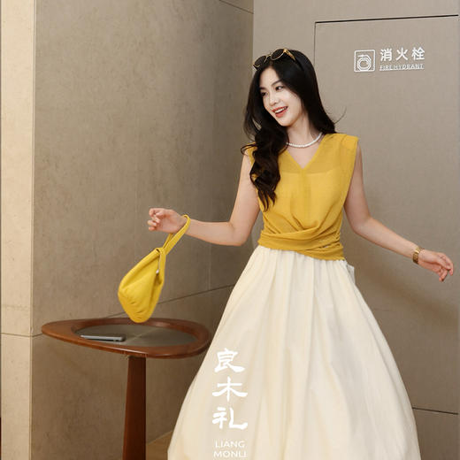 【预售7天】良木礼细带无袖上衣（89038） 商品图3