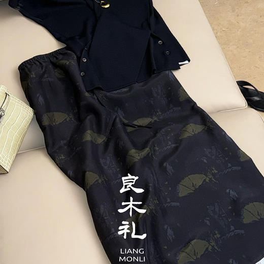 【预售7天】良木礼砂洗印花半裙（5266） 商品图3