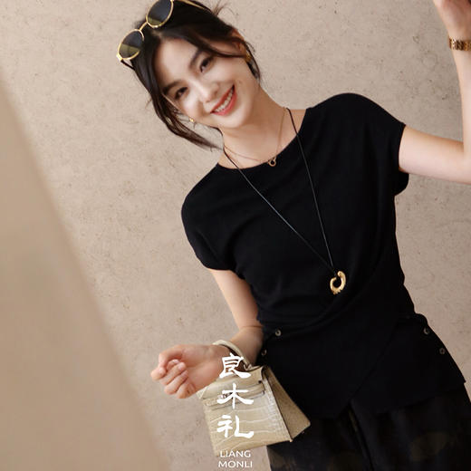 【卖完下架】良木礼圆领上衣（733261） 商品图4