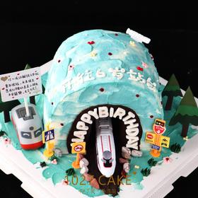 1027CAKE | 高铁蛋糕 隧道造型蛋糕