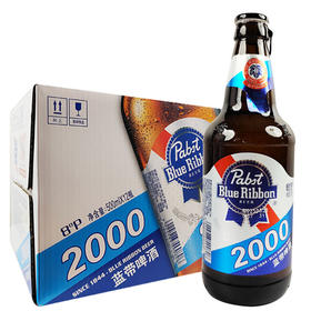 [啤酒]蓝带啤酒500ml*12瓶整箱装