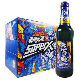 [啤酒]雪花超级勇闯(蓝瓶)500ml*12瓶