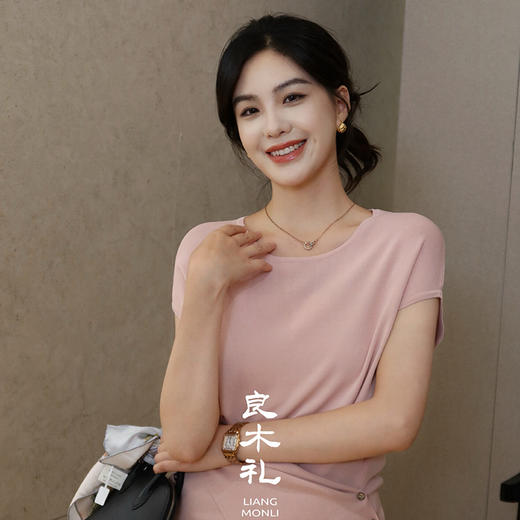 【卖完下架】良木礼圆领上衣（733261） 商品图0