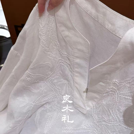 【预售7天】良木礼汉麻刺绣上衣（2198） 商品图1