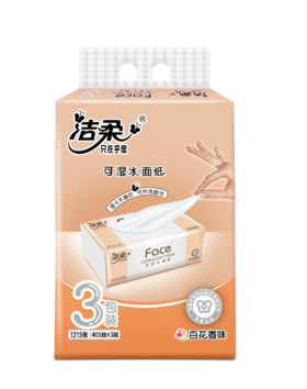 洁柔069-03百花香软抽纸3连包