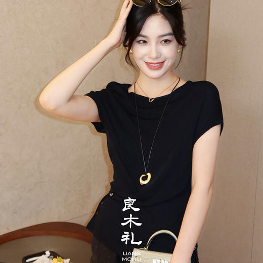 【卖完下架】良木礼圆领上衣（733261） 商品图3