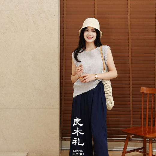 【不退不换】良木礼飞袖打褶上衣(5268) 商品图3