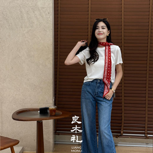 【不退不换、卖完下架】良木礼棉柔T（0108） 商品图0