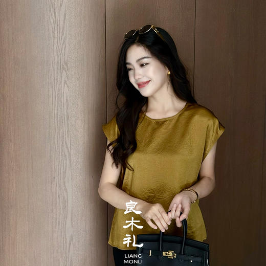 【部分现货】良木礼醋酸上衣（20263） 商品图3