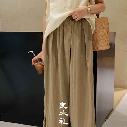 【预售5天】良木礼休闲阔腿裤（精3009） 商品图2