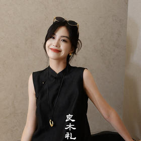 【不退不换】良木礼真丝裂纹马甲（20768）