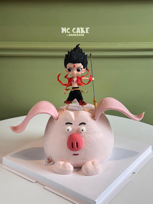 飞天猪造型哪吒玩具蛋糕 商品图0