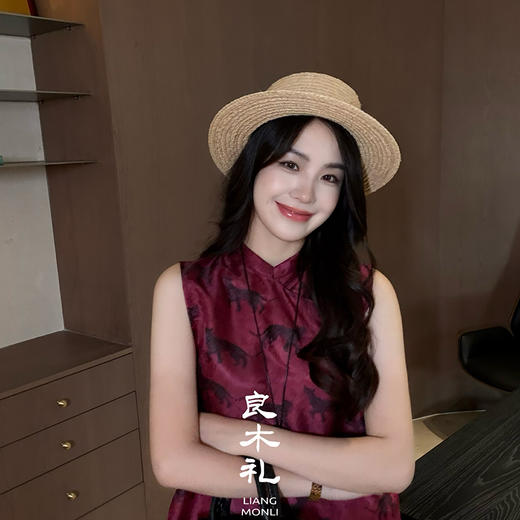 【预售7天】良木礼香云纱真丝马甲（8651） 商品图4