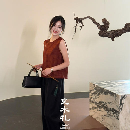 【预售7天】良木礼莱赛尔休闲裤（9016） 商品图4