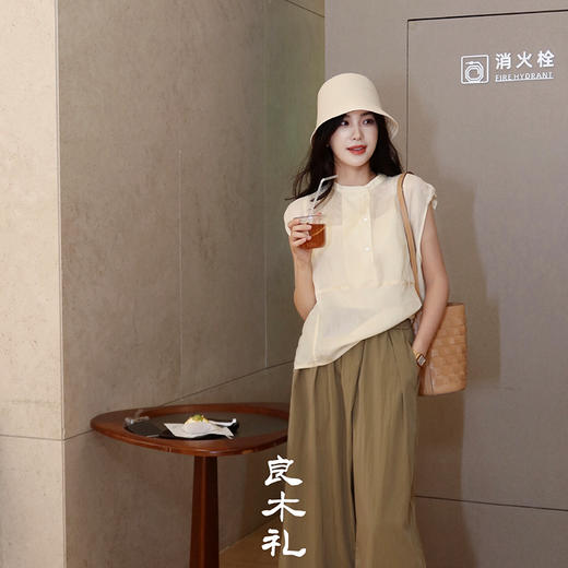 【预售5天】良木礼休闲阔腿裤（精3009） 商品图0