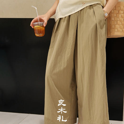 【预售5天】良木礼休闲阔腿裤（精3009） 商品图4
