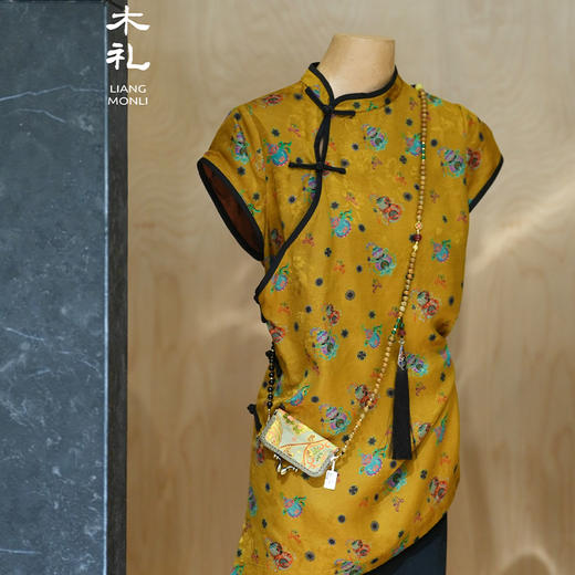 【预售7天】良木礼真丝上衣（X7249） 商品图0