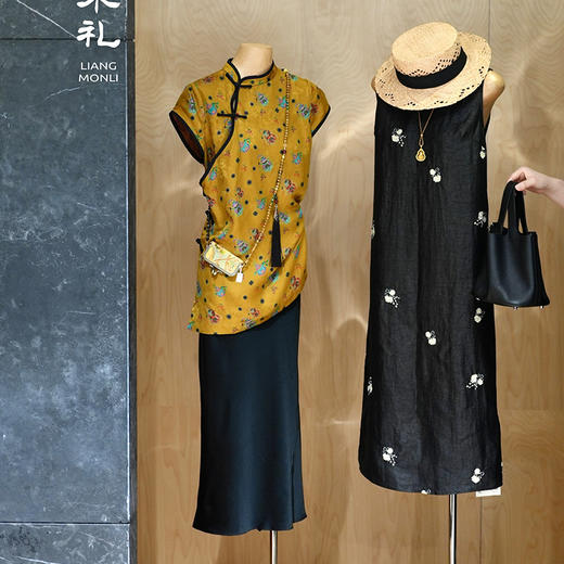 【预售7天】良木礼桑蚕丝连衣裙（19224） 商品图3