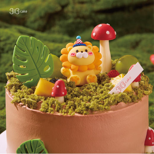 森林王国·生椰拿铁碧根果奶油蛋糕，可选1.5/2.5/3.5/6磅 商品图2