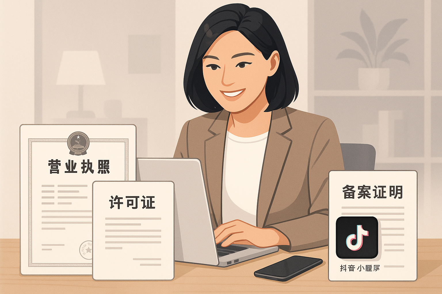 抖音小程序注册要提交哪些基础证件？