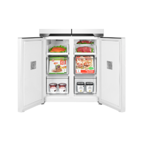 美的冰箱(202895)BCD-435WUSGPZM 凝光白 超净 纯平全嵌