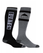 25/26BURTON雪袜M Weekend MDWT 2-Pack-TRUE BLACK