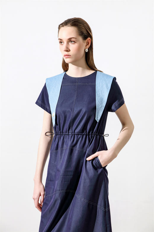 奇威2025夏季新品航海风度假连衣裙0EH0315159 商品图2