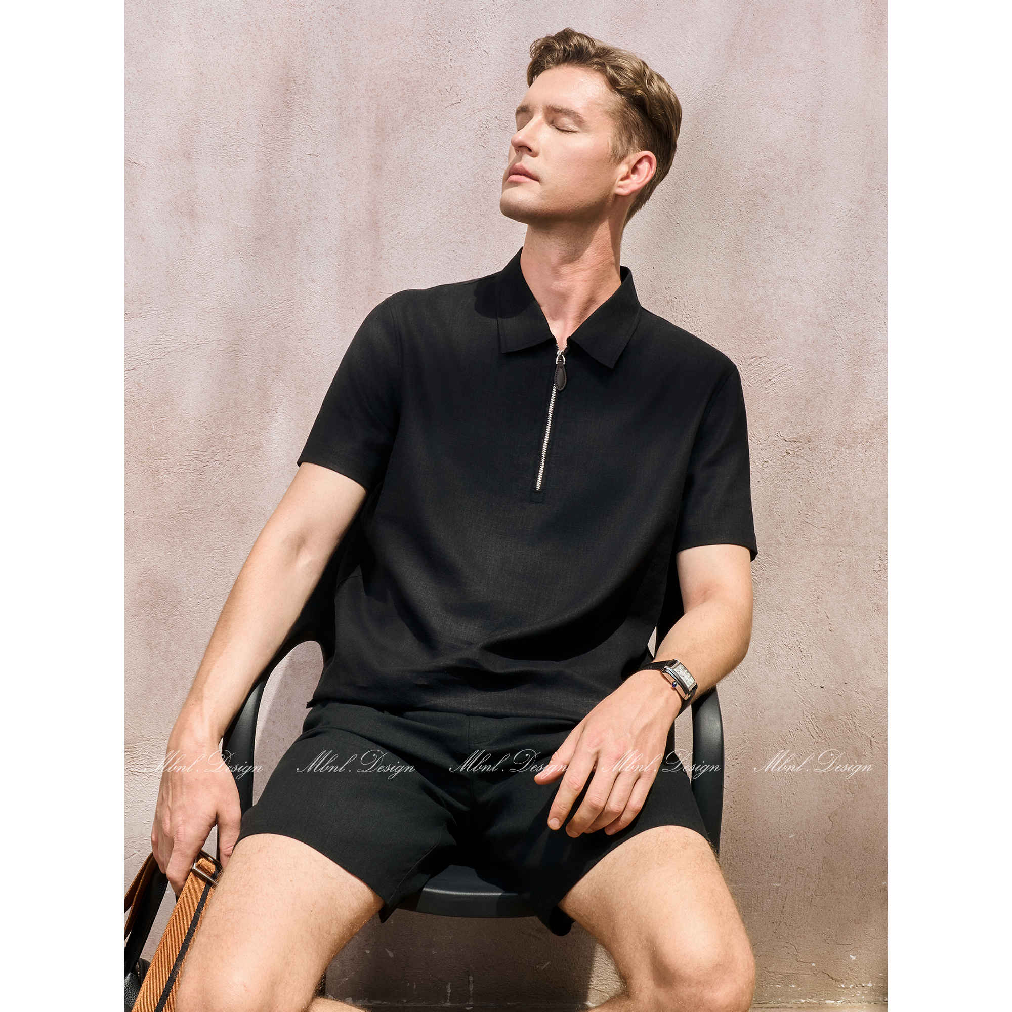 「谧境」秦磊男装进口天丝苎麻混纺短裤LL-SKZ2052 N7商品图5