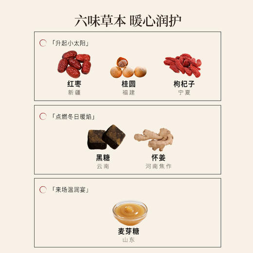 正安国货·温阳姜枣膏 六味草本暖心润护 九蒸九晒怀姜温而不燥 非遗膏滋制作 180g 商品图2