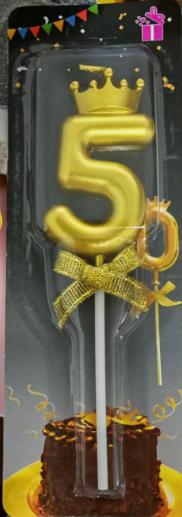 皇冠数字蜡烛（5）/1*1个 商品图0