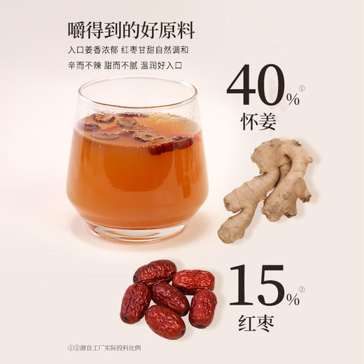 正安国货·温阳姜枣膏 六味草本暖心润护 九蒸九晒怀姜温而不燥 非遗膏滋制作 180g 商品图3